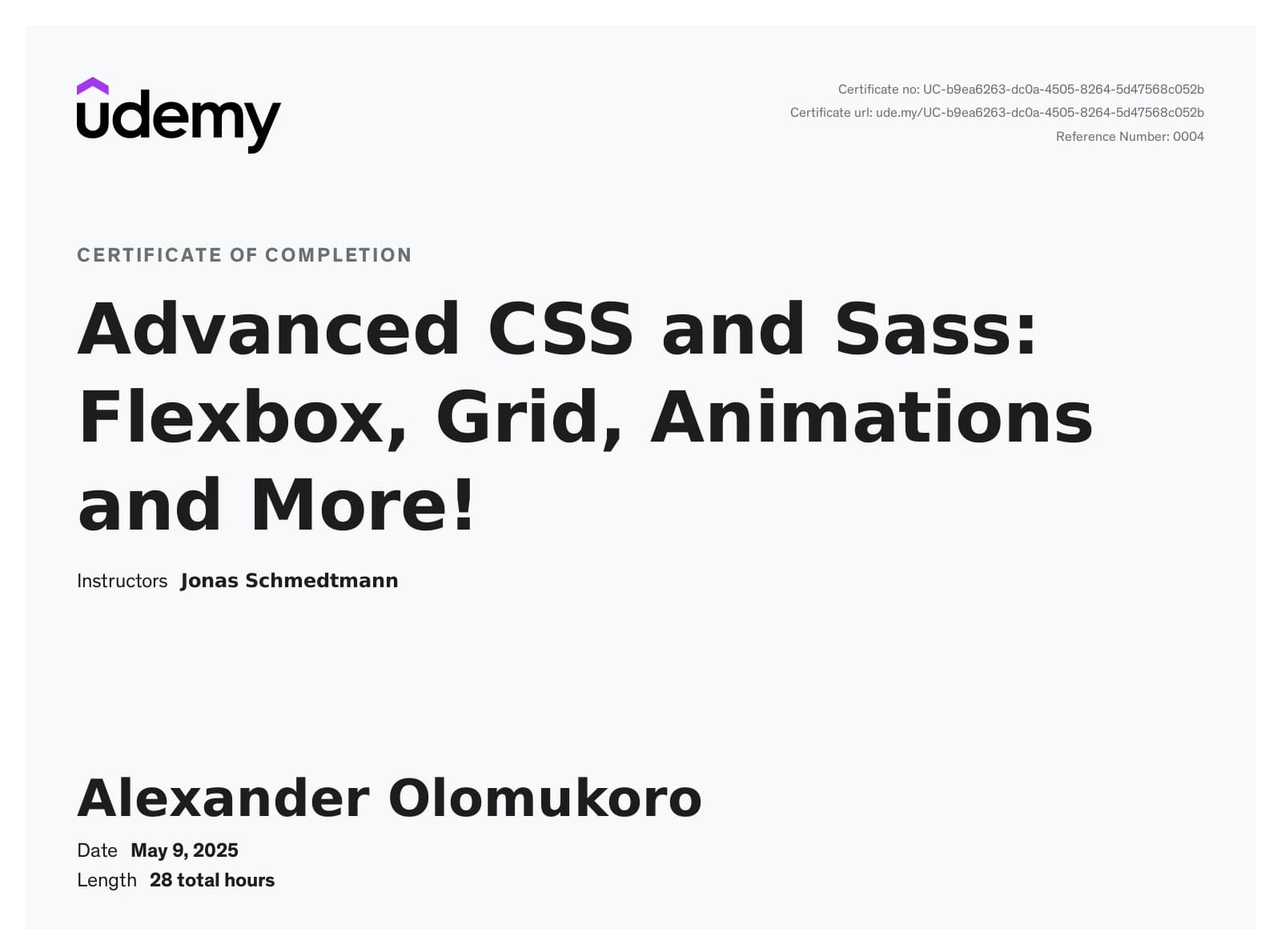 Advanced CSS and Sass: Flexbox, Grid, Animations and More!